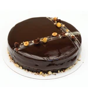Bavarois au chocolat et aux noisettes / Chocolate and hazelnut bavarois