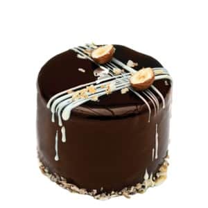 Bavarois au chocolat et aux noisettes