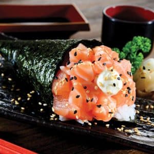 California salmon Temaki